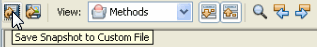 save a profiler snapshot to a custom file